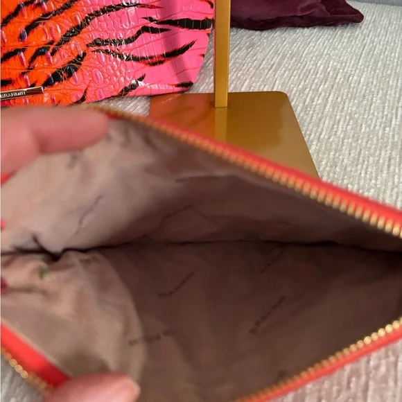 Brahmin Brooke Tote – Pink Feline Ombré Melbourne + Matching Pouch - Picture 8 of 9